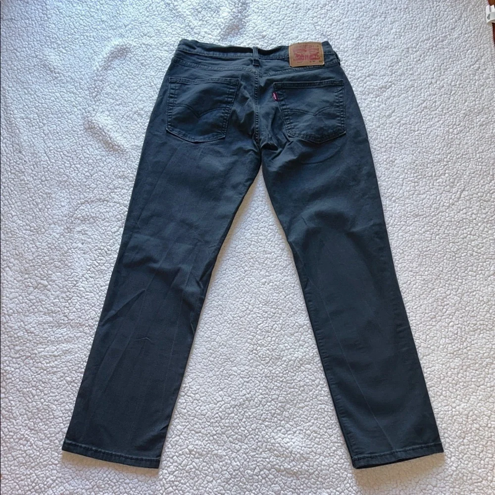 Levi's Men's Dark Gray Straight Jeans